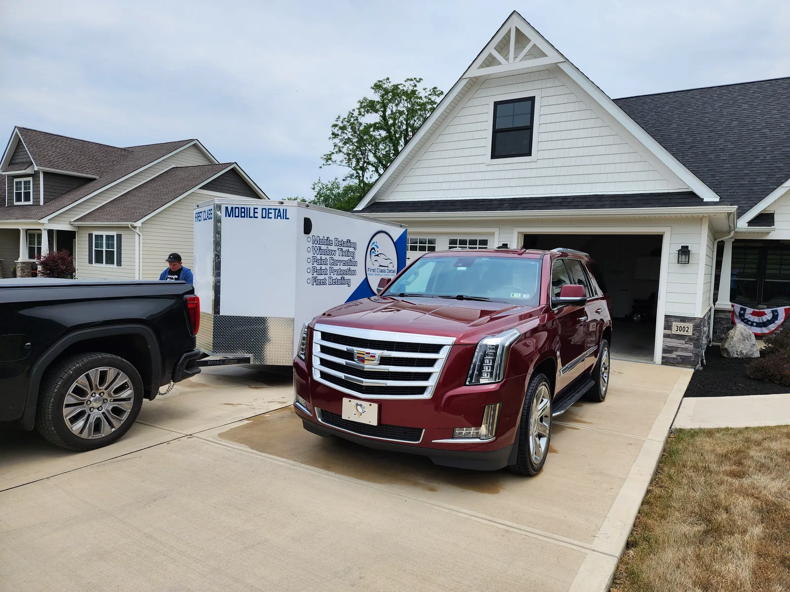 Executive vehicle detailing on-site in Pittsburgh PA